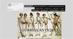 Desktop Screenshot of gurkha-antiques.com
